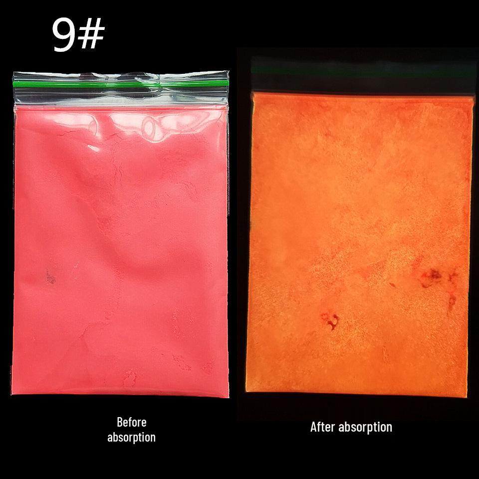 High Brightness Long-Lasting Luminous Powder 10g - DIY Nail Glitter Resin Pendant Kit