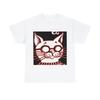 Vintage Style Cat Art T Shirt Unisex Heavy Cotton Tee Pet Lover Hipster NEW