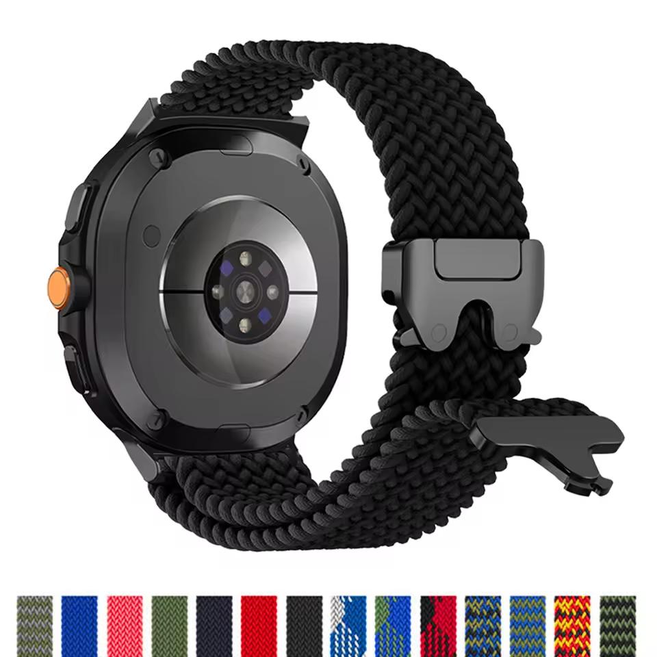 Parachute Band For Galaxy Watch 8/8 Classic 44mm 40mm Braided Wrist Replacement Belt Sport Bracelet Correa Galaxy Watch 8 Strap