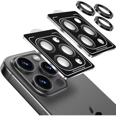 2 ks Kovový kryt objektivu fotoaparátu z tvrzeného skla pro Iphone 15 Pro Max 14 Plus 13 Mini 12 11 15Pro 14Pro 13Pro 12Pro Ochrana Příslušenství k telefonu