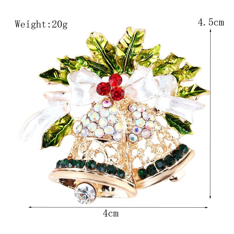 Christmas Limited Edition Bell Brooch, Women'S Fashionable Brooch Accessories, Versatile Holiday Decoration Accessories