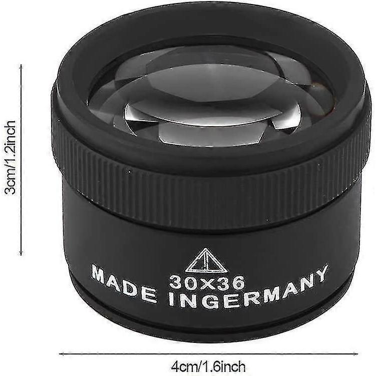 Illuminated Magnifier 5x 10x With 2 Level 12 Leds Aluminum Alloy Shell - Pjun