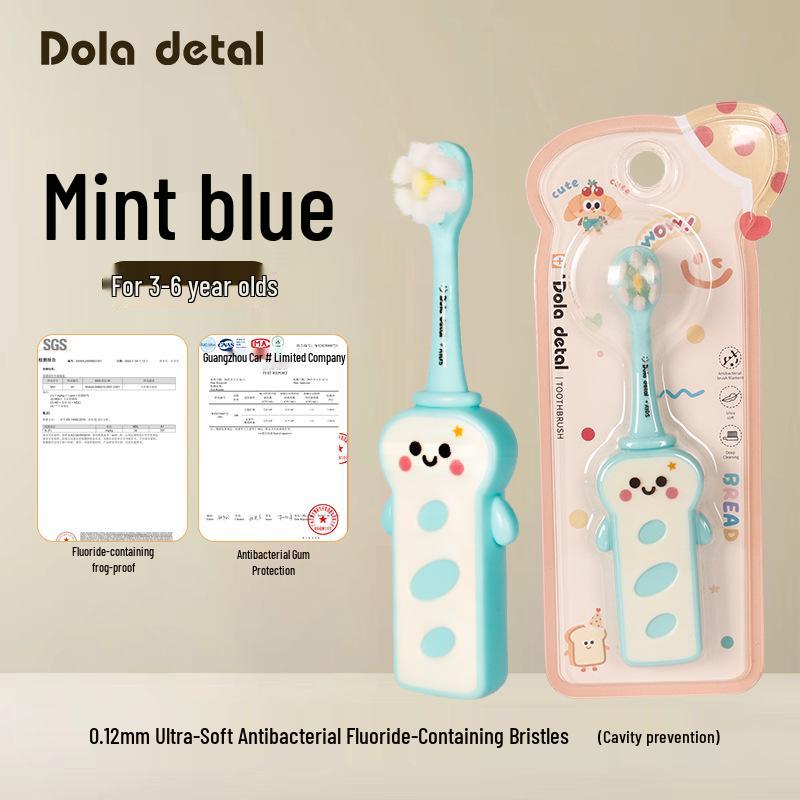 Children s Soft Bristle Toothbrush, Ages 3-6, Infant Oral Care with Multi-Bristle Design, Home Use, Individually Packaged.