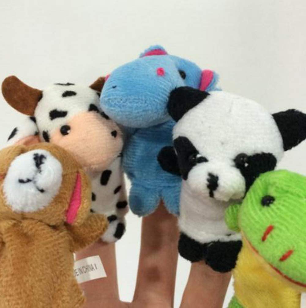HJ Animal Finger Puppet Set, Finger Puppets, Finger Animals, Finger Plush Toys, Educational Finger Puppets, Develops Imagination, Fabric Finger