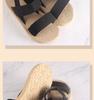 New Roman EVA Women's Mid-Heel Sandals - Round-Toe, Flat-Bottom Slippers for Outdoor, Summer 2024