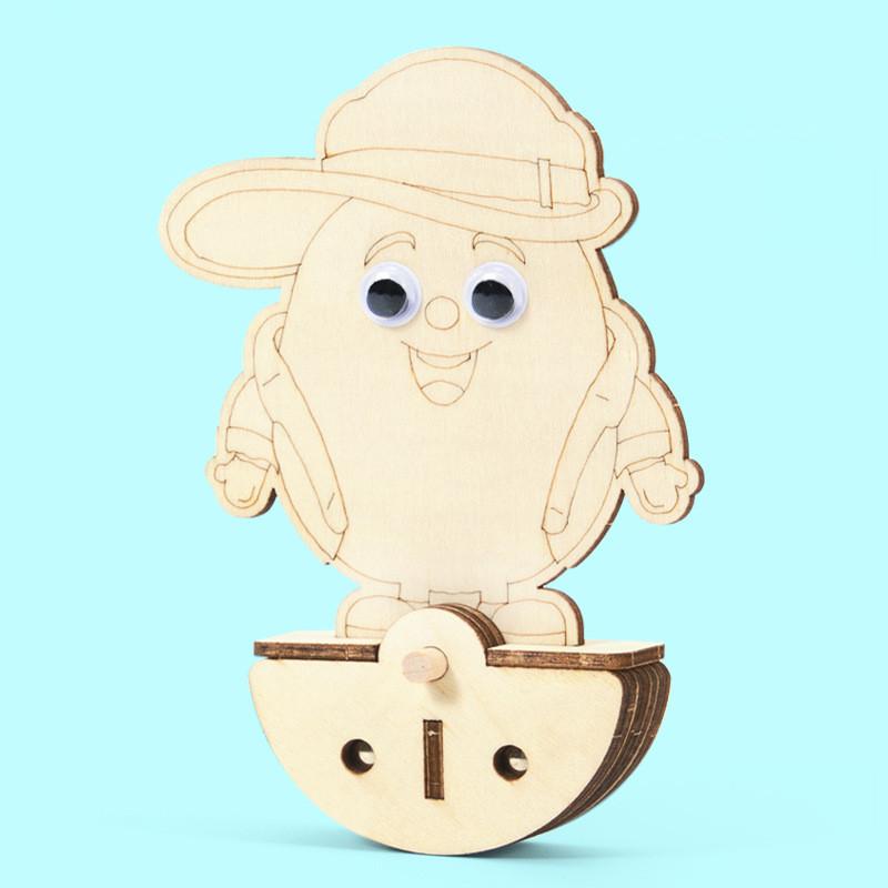 

Creativity Wooden Potato Image Tumbler Assembly Set Children Puzzle Toys For Kids Educational Handson Learning Set