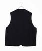 WEGO Unisex Hunting Big Sleeveless Oversized Size Black Men's Vest, Layered, Outerwear, Silhouette, Summer/Winter Clothes, Spring/Summer/Autumn, F,