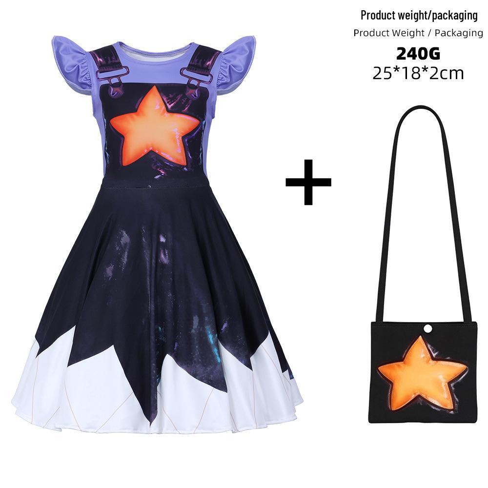 Conjunto de Vestido y Falda de Princesa Lily de Poppy Playtime para Niñas