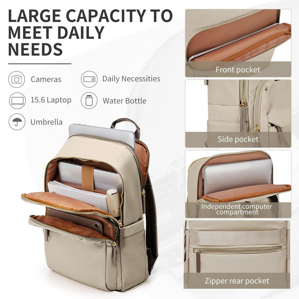 Rucsac nou, simplu, de mare capacitate, pentru femei, de călătorie, pentru profesori de afaceri, rucsac pentru laptop, geantă de umăr pentru fete, pentru elevi