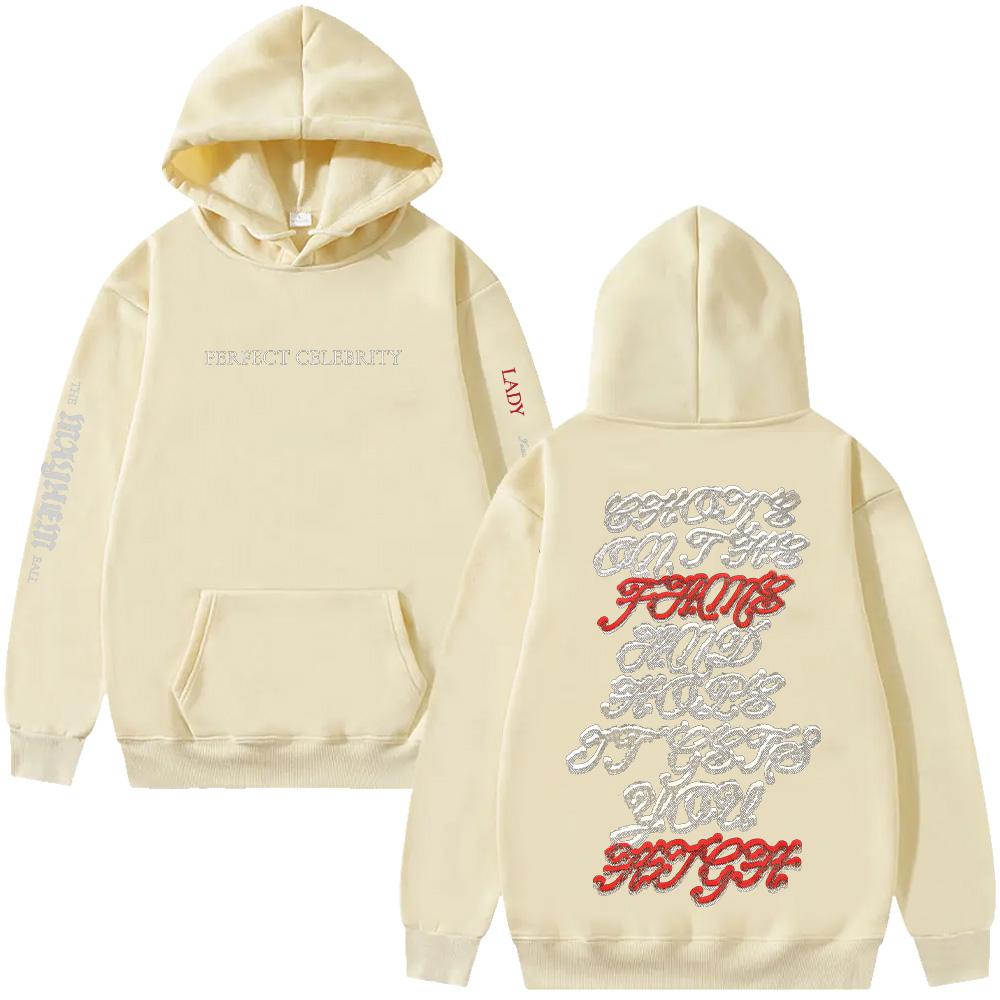 Perfect Celebrity Hoodie Lady Gaga Merch Hoody Men Women's Clothing Fashion Aesthetic Sweatshirt Casual High Street Sweatshirts