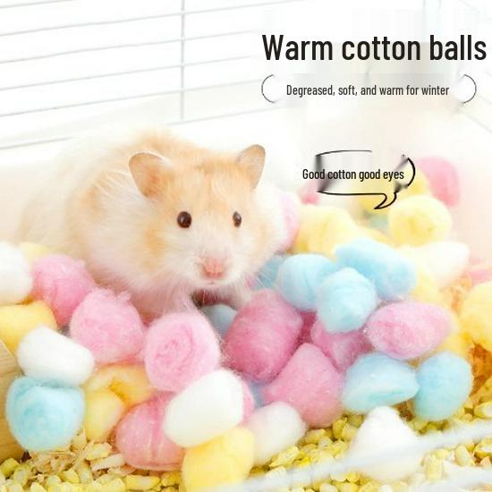Winterwärme Baumwollnest für Hamster - Exklusiv für Neulinge