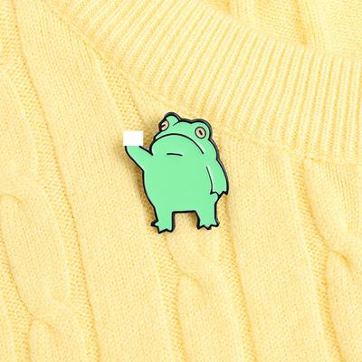 Vielseitige Legierung Mode Exquisite Niedliche Frosch Cartoon Tier Brosche Anstecknadel