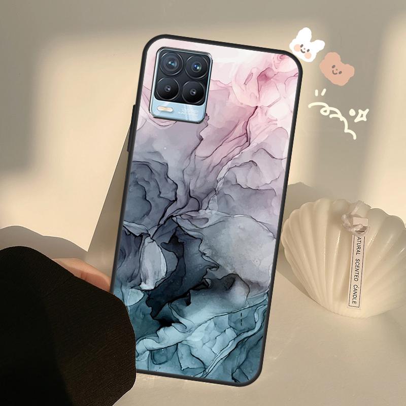 Beachy Pastel Abstract Painting Case For Realme C75 C63 C61 C55 C51 C53 C25 C65 C67 C71 11 12 13 14 15 Pro Plus GT6 GT7 Pro