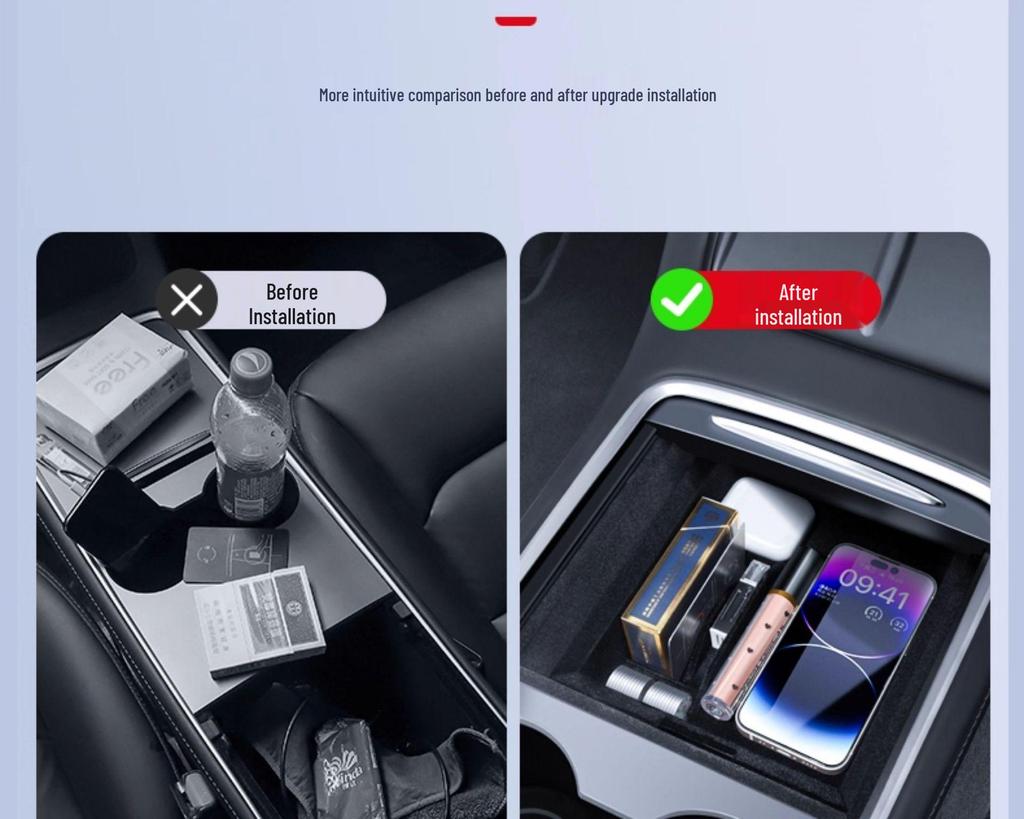 Tesla Model Y/3 Center Console Storage Organizer Accessories