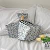 Blumenmuster Regenschirm Mode Lässiger Stil Ästhetisch Tragbar Faltbar Sonnenschutz Regen Regenschirm Foto Requisit Outdoor Reisezubehör