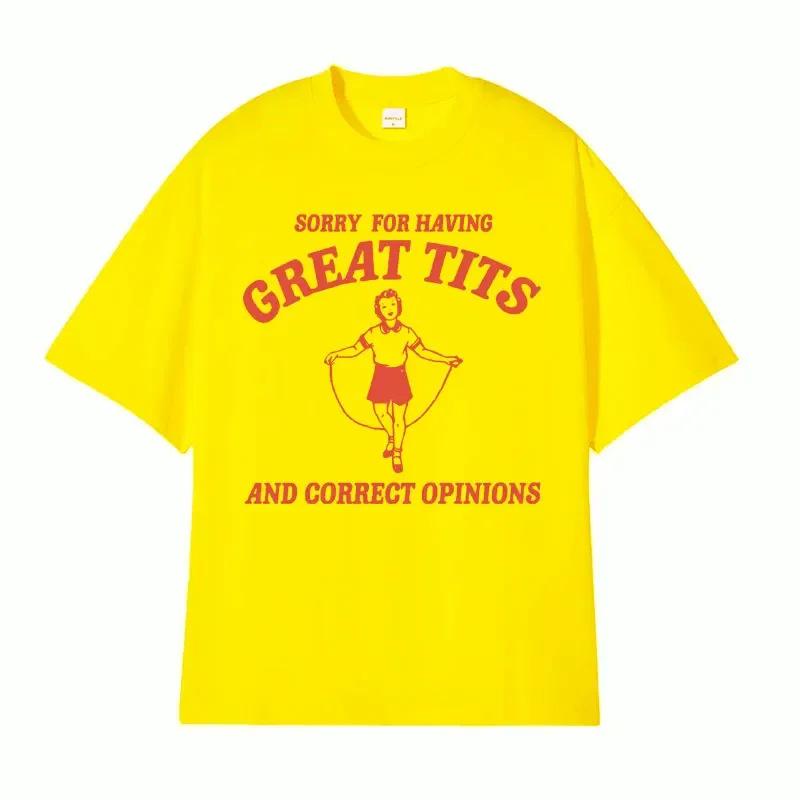 Trendy Creative Plus Size Cotton T-Shirt, Unisex Casual Round Neck Short Sleeve