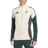 adidas Juventus EU TR Top Color Block Logo Slim Fit Stojáček Dlouhý rukáv Fotbalové tričko Pánské topy JN7469