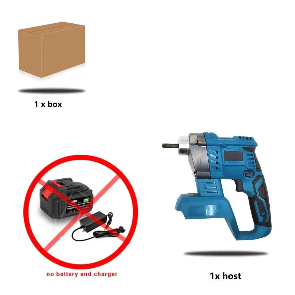 1100W Electric Concrete Mixing Tool Brushless Cement Soil Concrete Vibrator Portable High Power Industrial Concrete Mixer