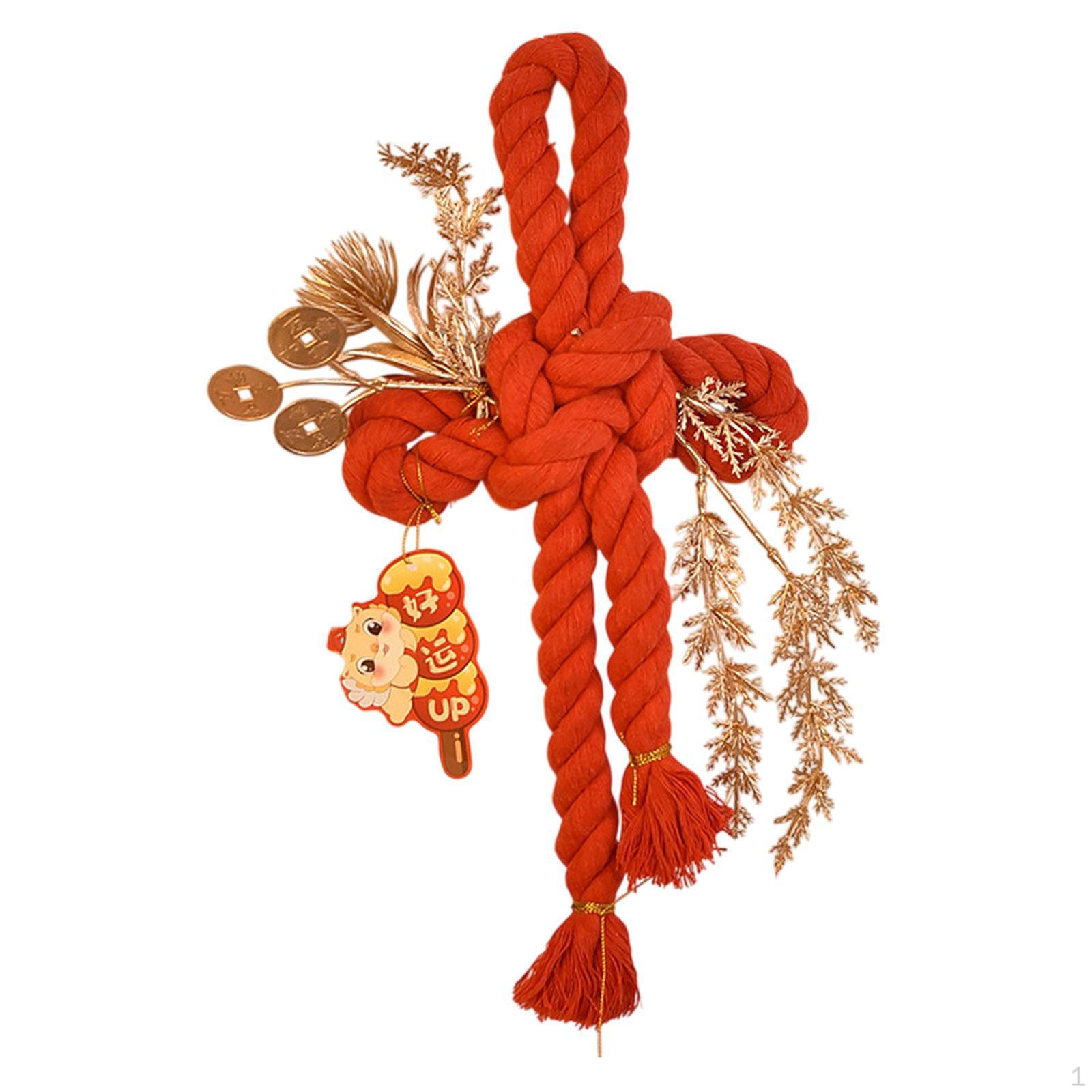 

Chinese Knot Pendant for Spring Festival Year of The Snake Decoration Wall Tree Door Style B