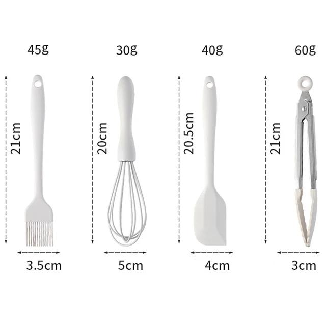 

Пищевой венчик для взбивания яиц, мини-зажим для еды, силиконовый мини-инструмент для выпечки, мини-скребок для выпечки, щетка для масла, кухонная утварь, набор кухонных принадлежностей для приготовления пищи