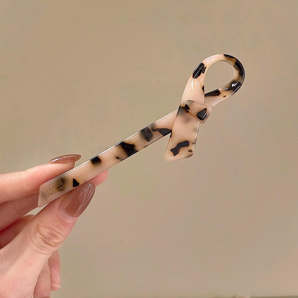 

Barrettes Bow Spring Clip Korean Style Side Clip Sweet Bowknot Hairpin Female Hair Accessories Style 3