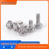 Concave Head 304 Stainless Steel Hex Flange Bolt (Toothless)