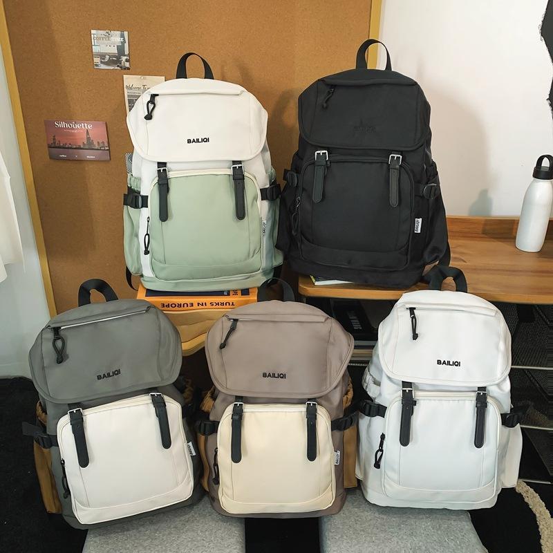 Schoolbag Japanese School Bag Male College Student Fashion Outdoor Mountaineering Bag Large Capacity Couple Backpack Female High School Backpack Tide