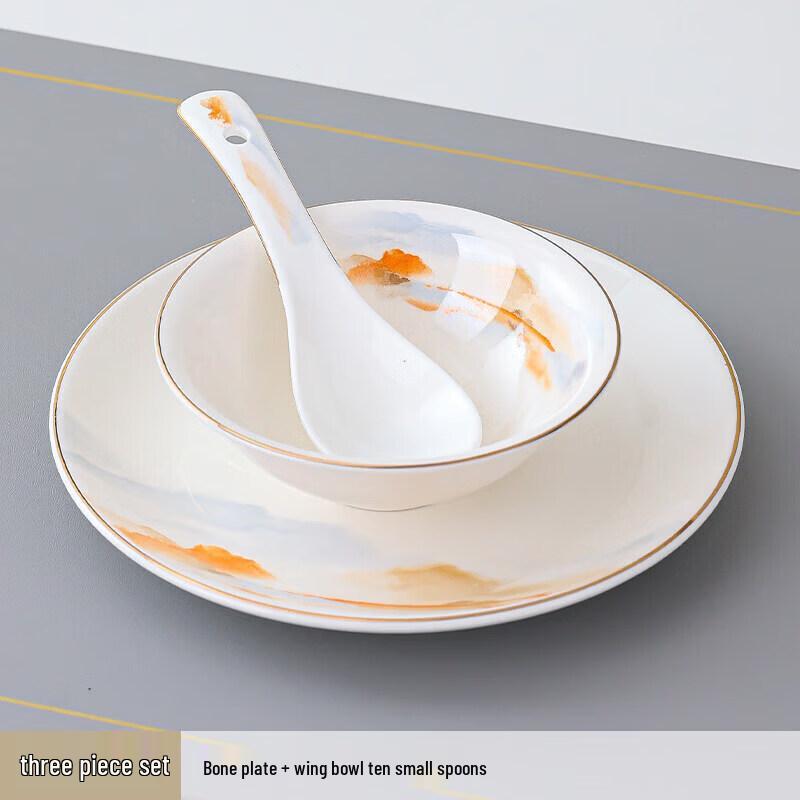 New Chinese Style Ceramic Tableware Set