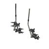 Z-Type Universal Drum Rack Cymbal Stand with Multi-functional Two-way Clamp