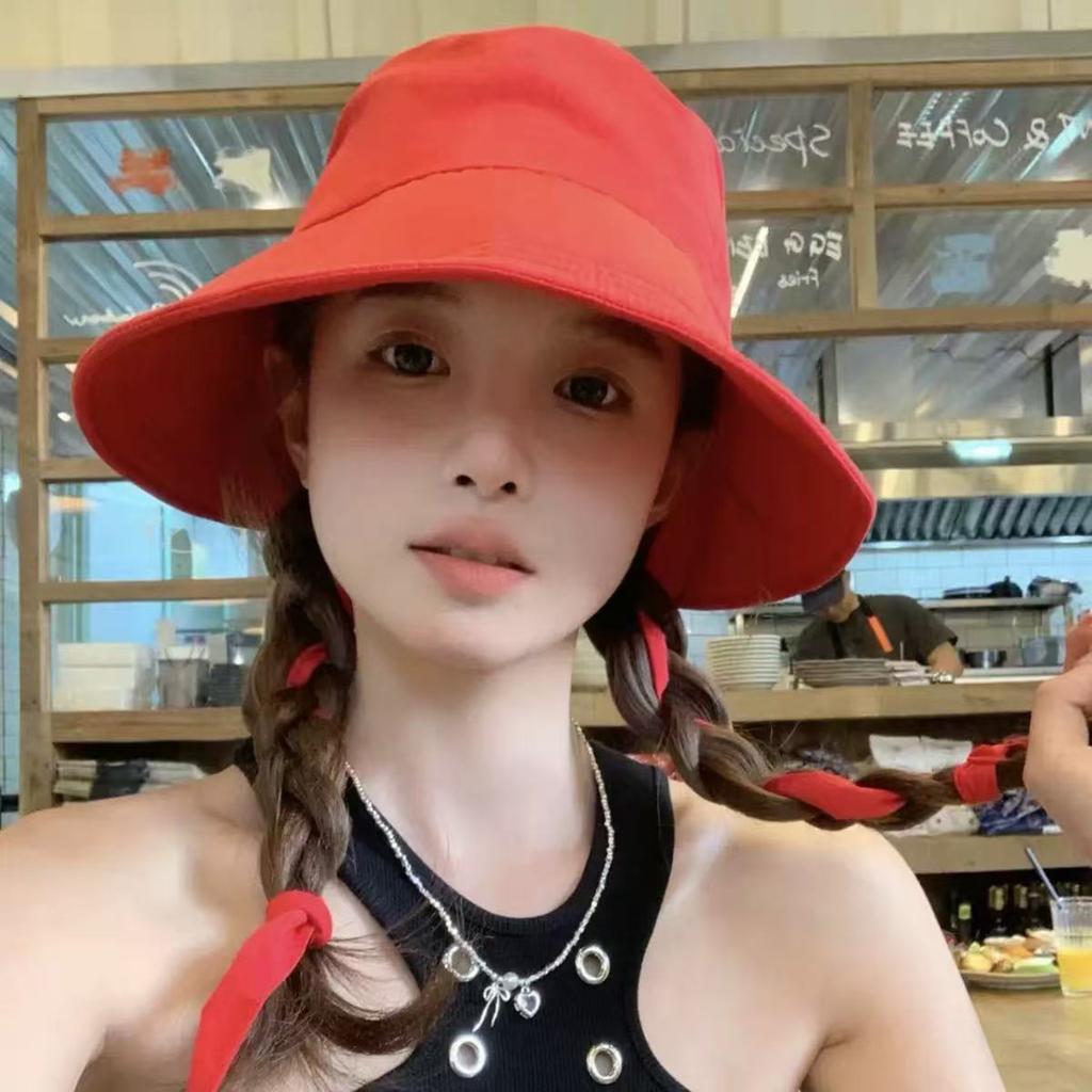 Summer Lace-up Bow Quick Drying Fisherman Hat Women Light Thin Wide Brim Bucket Cap Girls Lady Travel Beach Sunshade Basin Caps