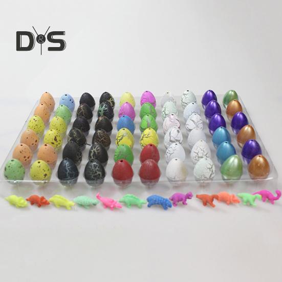 60Pcs Easter Dinosaur Egg Hatching Toy Kids Toddlers Boys Girls Dino Birth Growing Toy Classroom Students Exchange Gift Party Favors