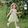 JELLYBABY Girls' French Style Sleeveless Floral Princess Dress