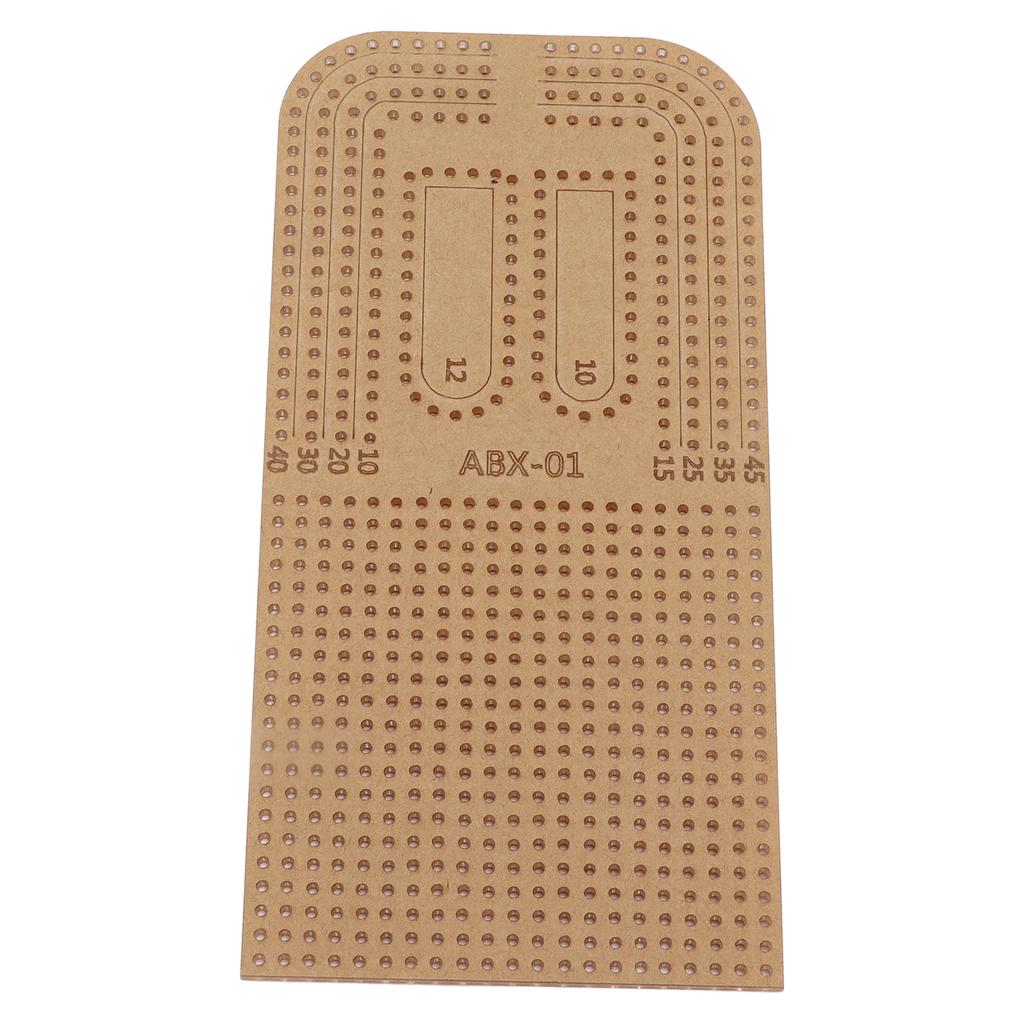 Molde de Acrílico DIY Régua de Corte Transparente Estêncil Ferramenta de Corte com Camada Protetora para Artesanato