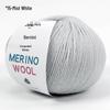 Merino Wool Yarn for DIY Knitting - Morandi Colors, Medium Thickness, Perfect for Hand-Knitted Hats.