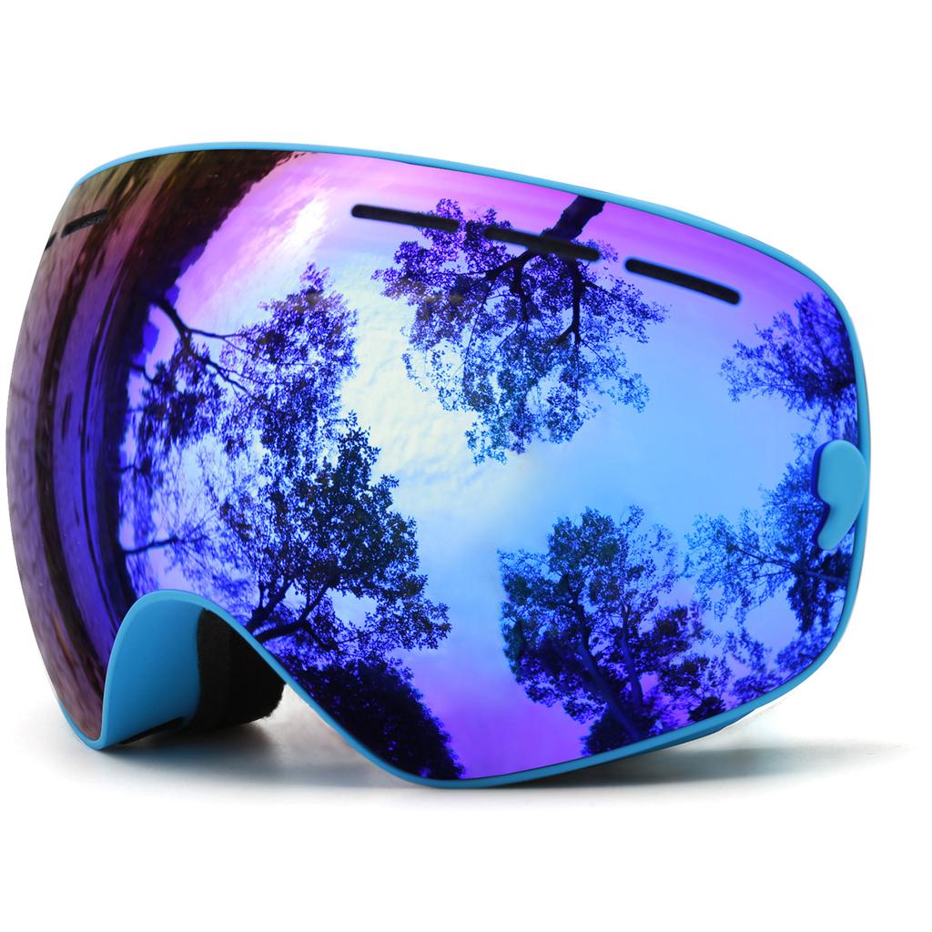 JULI Ski Goggles for Kids 4-16 Boys Girls Snowboarding UV Protection Multi-Color Double Anti-fog Lens Winter Sports