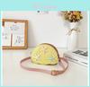 Childrens Cartoon Starfish Sequin Shoulder Bag With Zipper Pocket For Daily Use