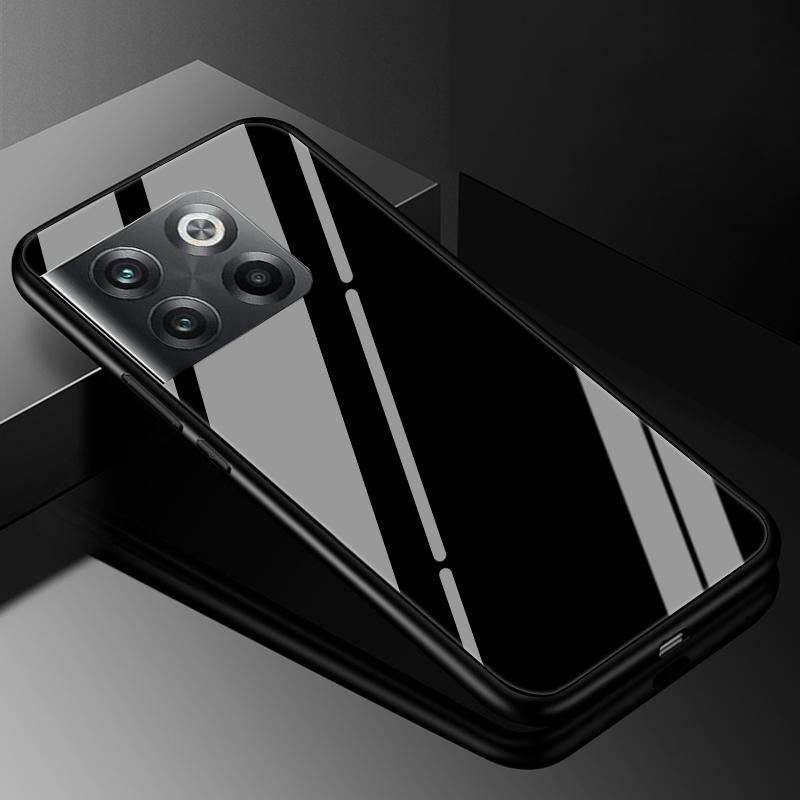 Gehärtetes Glas Handyhülle Für Oneplus 9rt 10T Ace 10 Pro Hülle Oneplus 11 12 12R 10R 9 Pro Luxus Harte Rückseite Stoßfänger Oneplus12