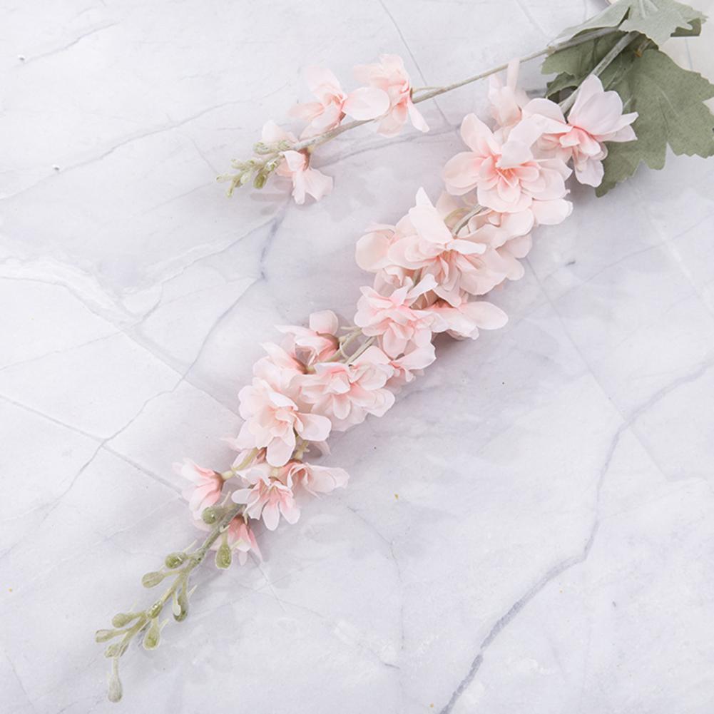Fake Delphinium Flower Wedding Artificial Delphinium Fake Plants Wedding Bridle Bouquet Indoor Outdoor Home Kitchen Office Table
