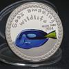 African Tropical Fish Commemorative Coin, Marine Animal Gold and Silver Coins, Clownfish Commemorative Silver Coins, Foreign Currency, Coins