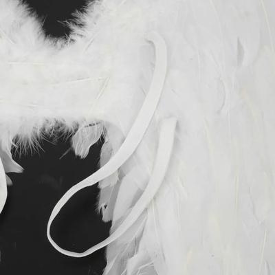 New White Feather Wings Handmade Black Cosplay Little Wings Party Props Angel Wings Party