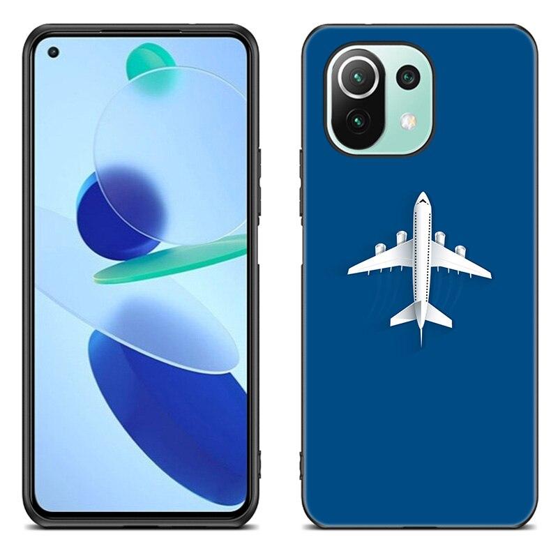 Lustige Reisekarte Telefonhülle für Xiaomi Mi 11 Lite NE 11i 10T 11T Pro A2 A3 Lite POCO F3 M3 M4 C31 X3 Pro NFC GT Schwarze Softcover