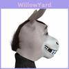 Máscara Engraçada de Burro Para Role Play Com Material de Látex Para Fantasias de Festa