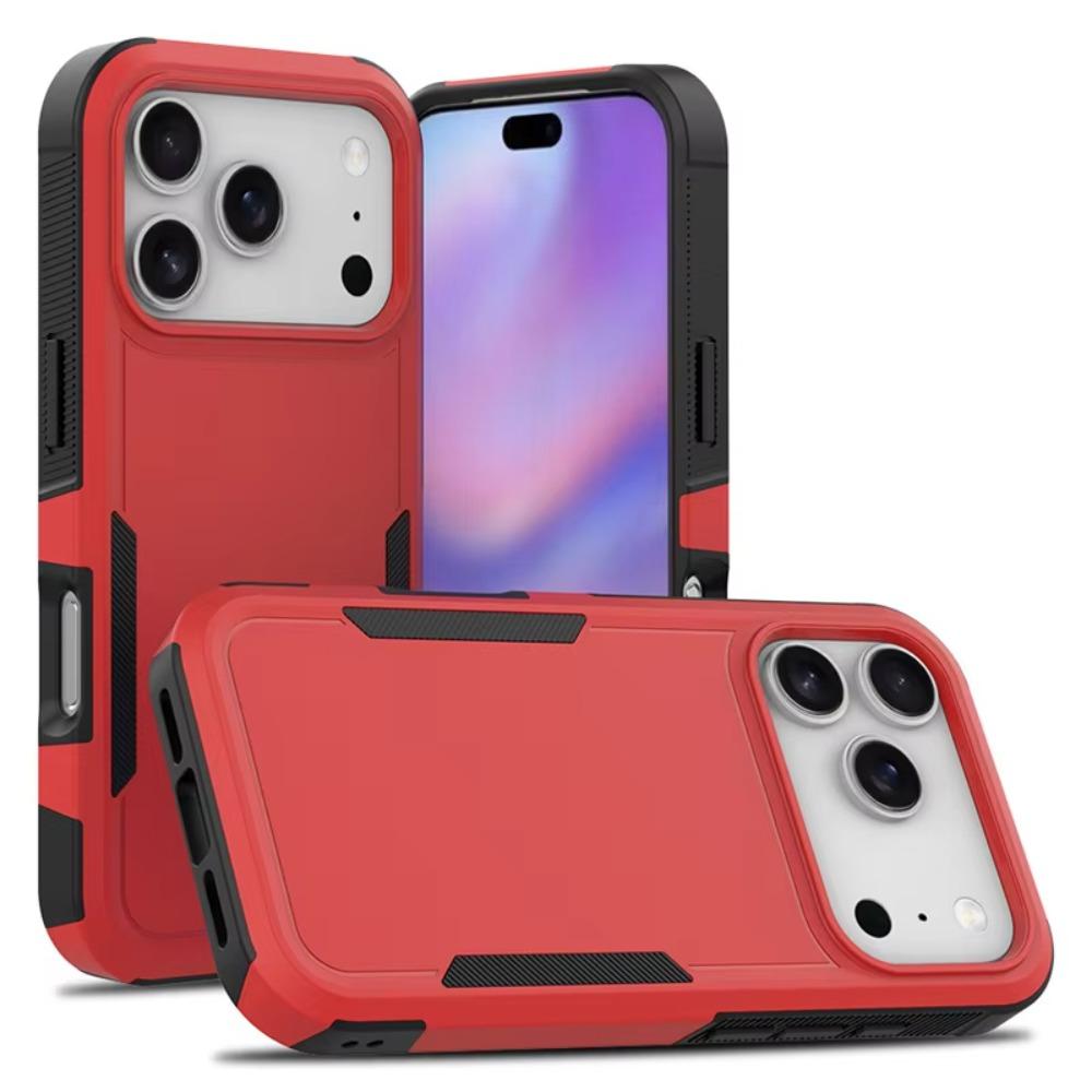 Premium Hybrid 2 In 1 Shockproof Armor Protection Case For iPhone 17 Air 16e 15 14 Plus 13 12 Pro Max Reinforced PC Back Cover