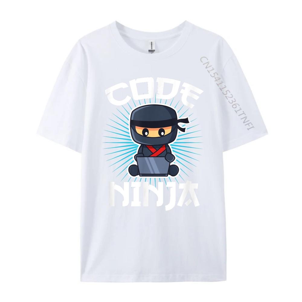 Code Ninja Programmer Coder Computer Programming Coding Luxury T Shirt Woman Mens TShirts Easter Sunday
