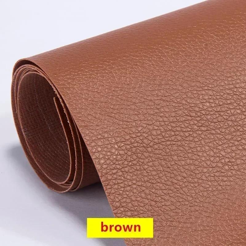 Self Adhesive Leather Repair Patches, 19/39/78/98x53 Inch Large Size Leather Fabric for Furniture, Car Seat, Couch, Sofa, Chair