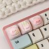 3D Cartoon Bear Resin Keycaps For Mechanical Keyboards Soft Color Optional Enhances Typing  Design