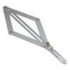 Stainless Steel Angle Measuring Ruler 4 Fold Construction Protractors  DIY Rule Tool