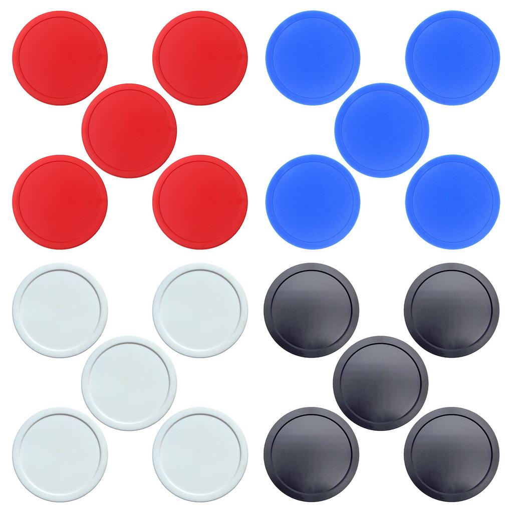 5Pcs 3inch Plastic Round Air Ice Hockey Pucks Air Hockey Replacement Pucks Heavy Hockey Tables Pucks Easy To Use