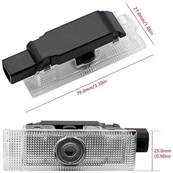 Aohong Courtesy Laser Logo Door Welcome LED Logo Compatible with Maserati Courtesy Set of Car Courtesy Lights Lamp, Light, Light, Projection, Lights,