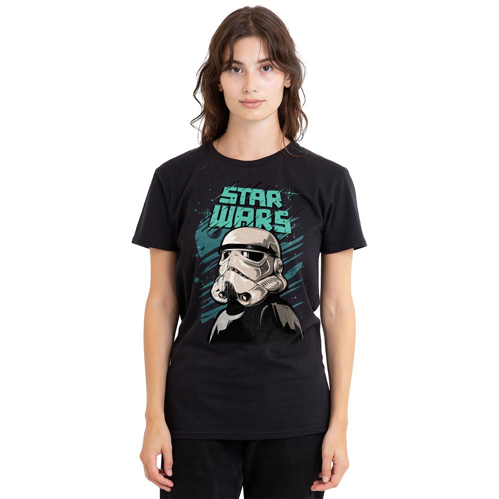 Star Wars Unisex Adult Street Glare Stormtrooper T-Shirt